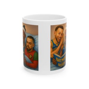 Fun Superhero Themed Ceramic Mug - Perfect Gift for Sports Fans