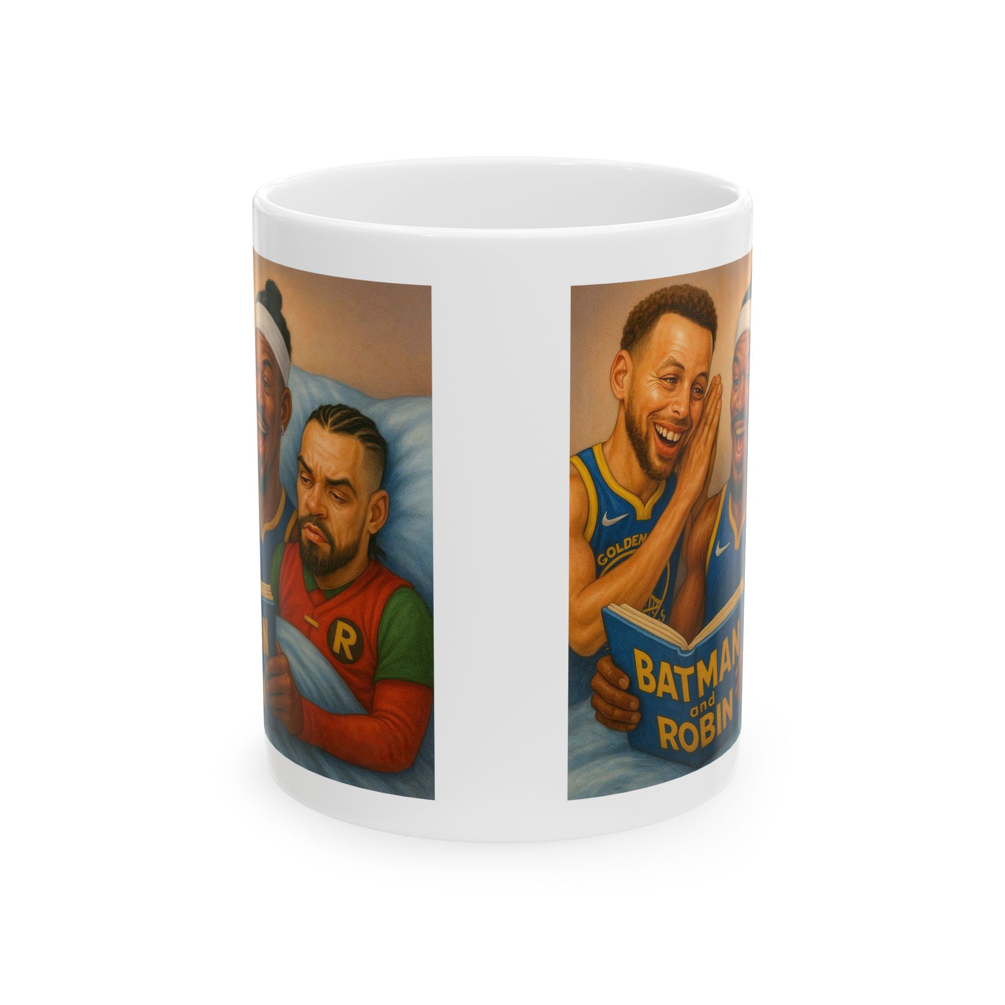Fun Superhero Themed Ceramic Mug - Perfect Gift for Sports Fans