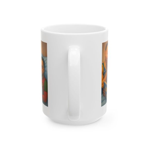 Fun Superhero Themed Ceramic Mug - Perfect Gift for Sports Fans - Image 6