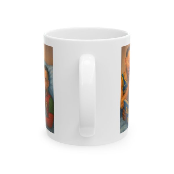 Fun Superhero Themed Ceramic Mug - Perfect Gift for Sports Fans - Image 2
