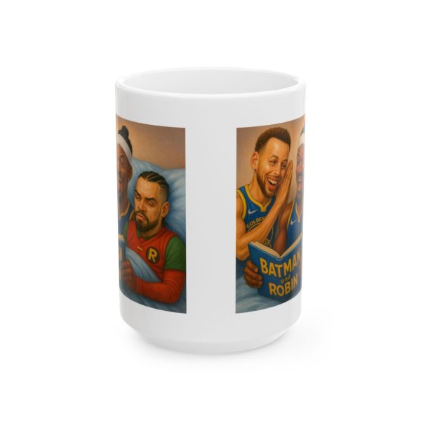 Fun Superhero Themed Ceramic Mug - Perfect Gift for Sports Fans - Image 5